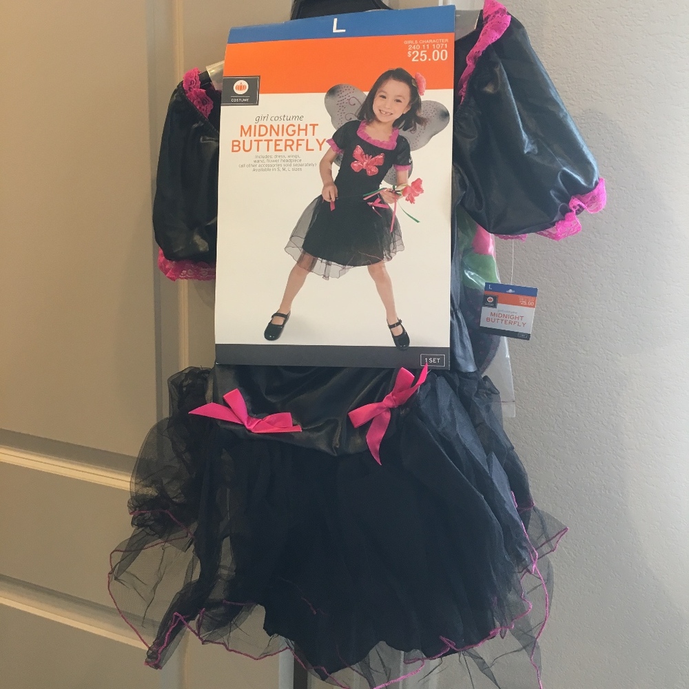 NEW Girl's Halloween Dress Up Costume L 10-12